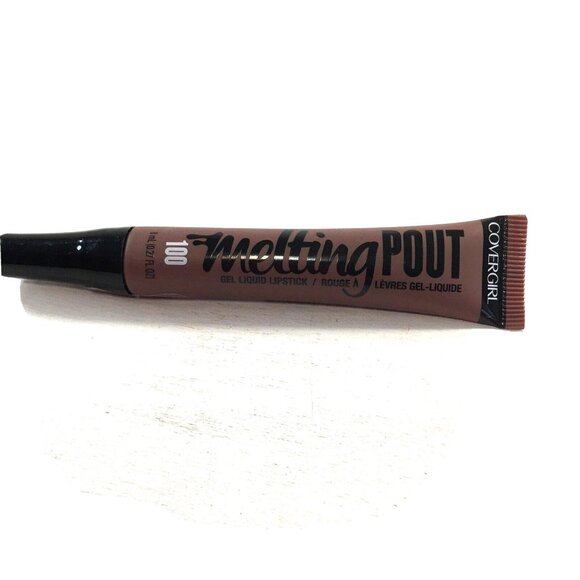 Covergirl LIpstick Melting Pout Gel Gelebrity 100 Brown New - Picture 1 of 5